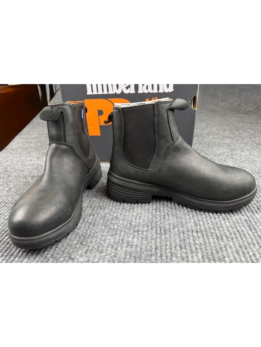 Timberland PRO Chelsea Work Boots Womens 6 Composite Toe Black